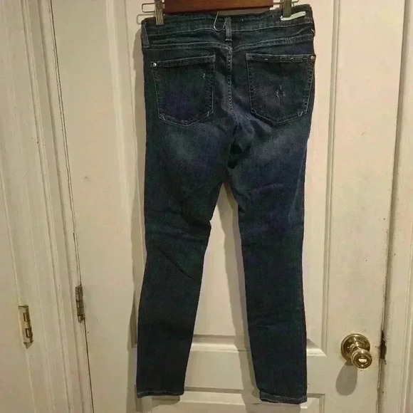 P7023 pilcro and a letter press medium wash skinny jeans size 27in - Picture 6 of 8